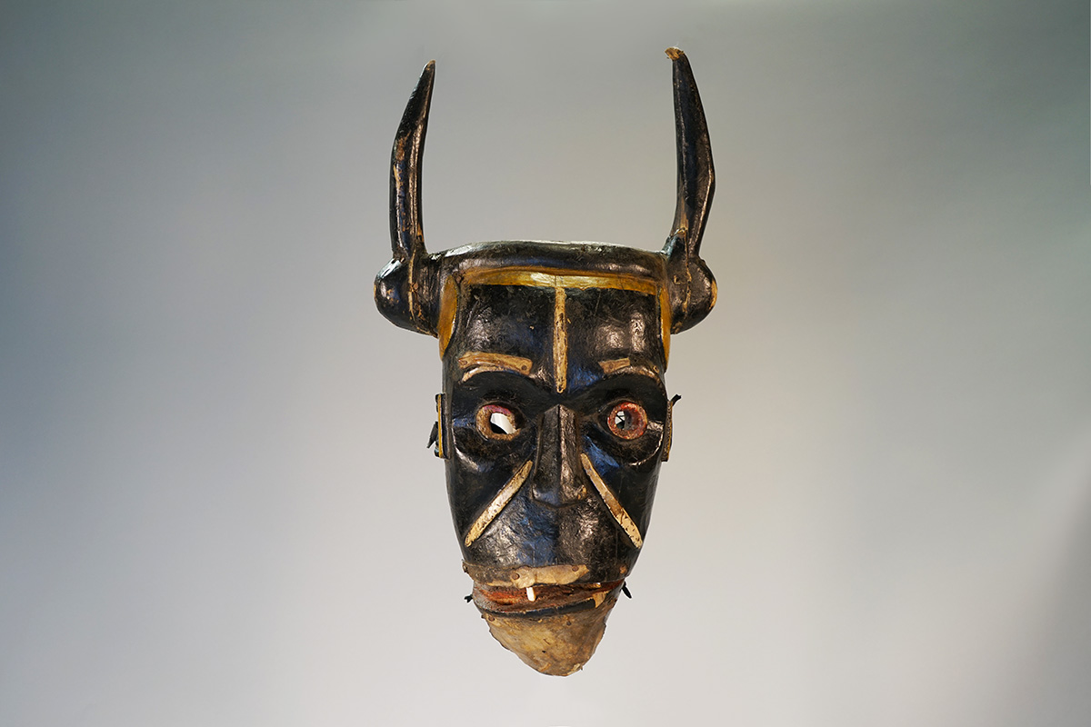 African Mask with horns