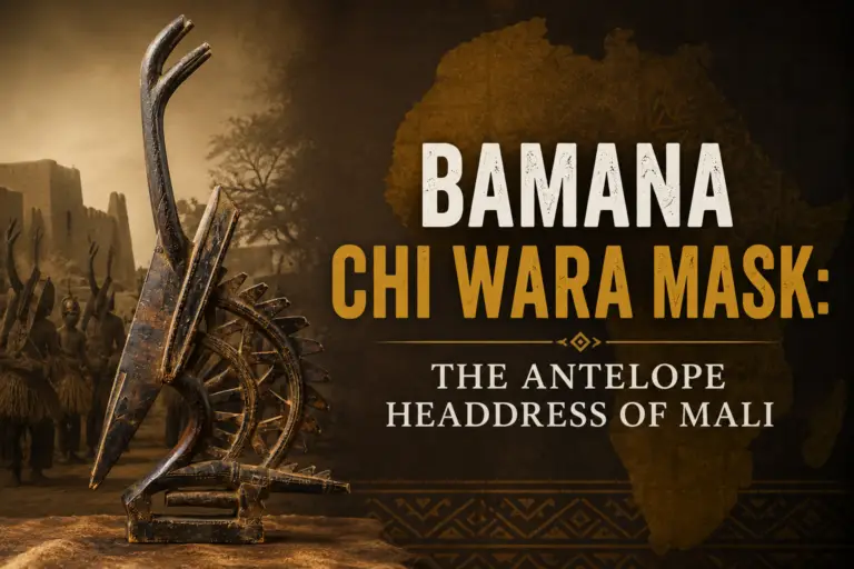 Bamana Chi Wara Mask: The Antelope Headdress of Mali