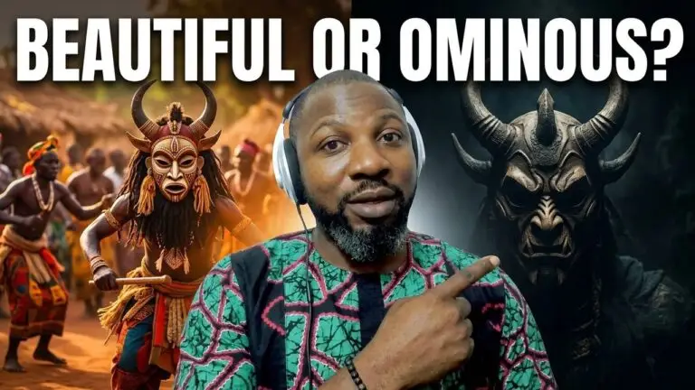When an African Mask has horns: Does it signify evil?