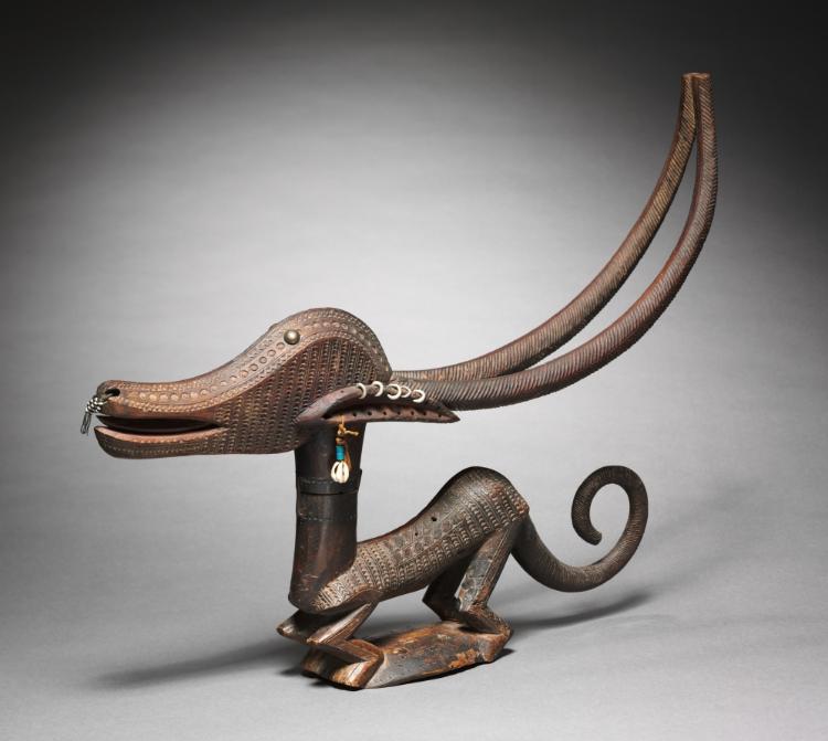 Headdress (chi wara), Igbo — front view