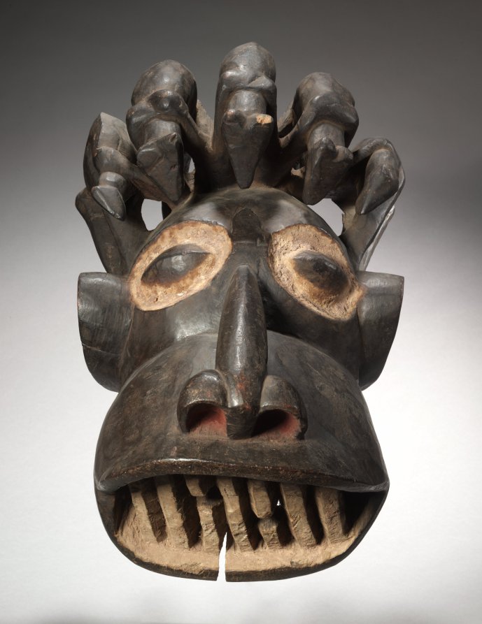 Helmet Mask, Igbo — front view