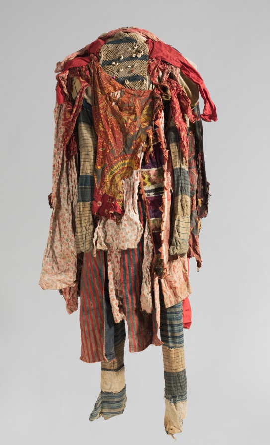 Egúngún Masquerade Dance Costume, Igbo — front view