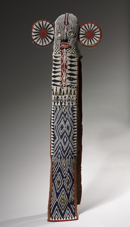 Mask (mbap mteng): Elephant (aka), Igbo — front view