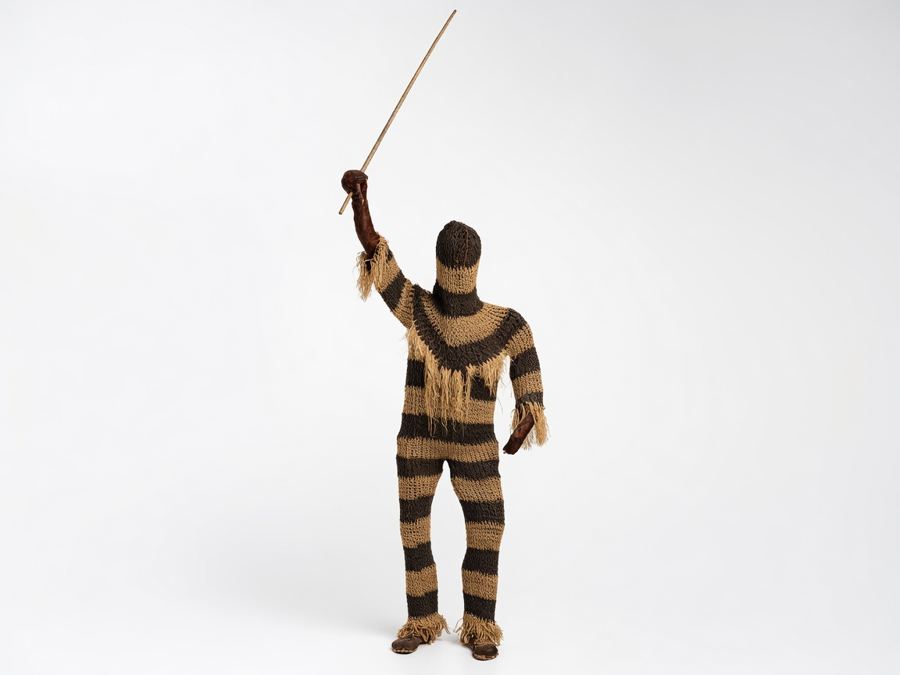 Igariga Mask Brandishing a Whip