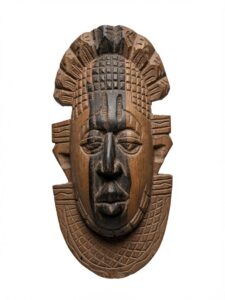 Queen Idia Mask, Wooden Replica (Benin)